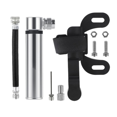 

Mini Bike Pump Super Fast Tire Inflation Portable Bicycle Pump Aluminum Alloy Tire Tube Inflator High Pressure Hand Pump Cycling Air Inflator Mountain Road Bike Accessories
