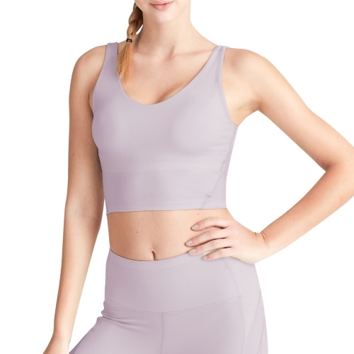 

Women Sports Bra U Back U Neckline Removable Padded Vest Athletic Workout Yoga Crop Top