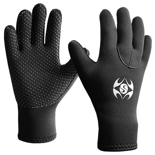 

3mm Neoprene Five Finger Wetsuit Gloves Anti-slip Water Gloves for Diving Snorkeling Surfing Kayaking