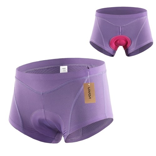 

Lixada Women Bike Underwear 3D Gel Padded Bicycle Briefs MTB Cycling Biking Underwear Shorts