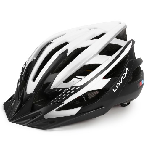 

Lixada Breathable Cycling Helmet with Sun Visor Back Safe Reflector Women Men Lightweight Safety Helmet Bike Helmet for Mountain Bicycle Road Bike