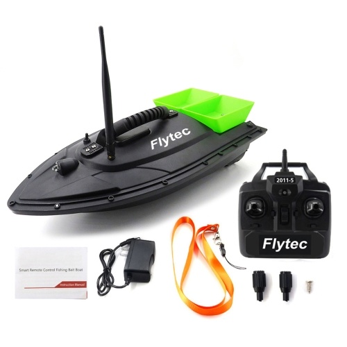 Wireless Remote Control Fishing Bait Boat RC Bait Boat Fish Finder with 1.5KG Load 300M Signal Range