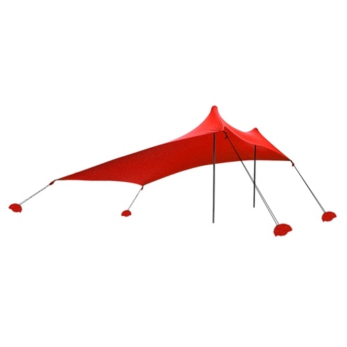 

Beach Tent Sun Shade Beach Sun Shelter with Sandbag Anchor for Beach Picnic Fishing Camping