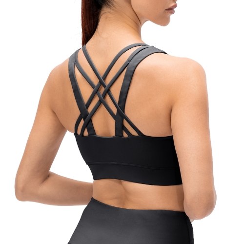 

Women Yoga Bra Padded Sports Workout Pilates Tank Tops Casual Vest