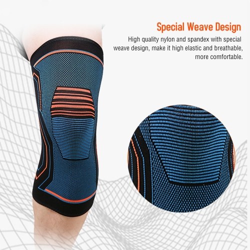 1PC High Elastic Knee Brace Stretchable Knee Protective Sleeve Breathable Leg Joint Protector Exercise Kneepad