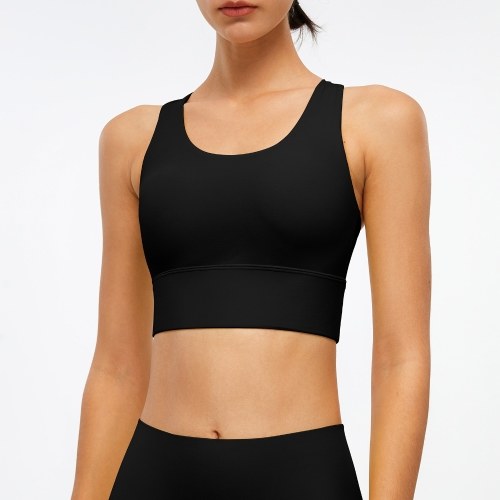 

Women Yoga Bra Sports Workout Pilates Tank Tops Padded Casual Vest
