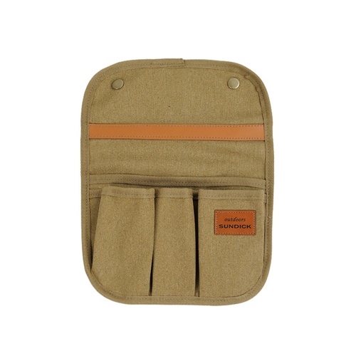 

Multi-Pocket Chair Side Hanging Bag Canvas Hanging Organizer Beside Storage Bag for Camping Table