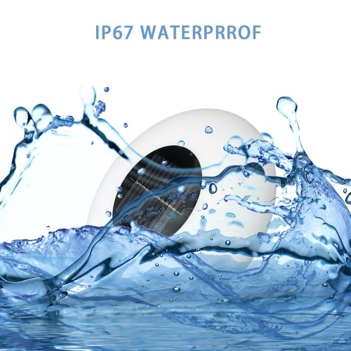 Solar Floats Pool Light IP67 Waterproof Lawn Light Colorful LED Ambient Light Support 16 Colors 4 Lighting Modes 8-Level Bightness with Remote Controller for Pool Garden Lawn Patio Courtyard Decor 