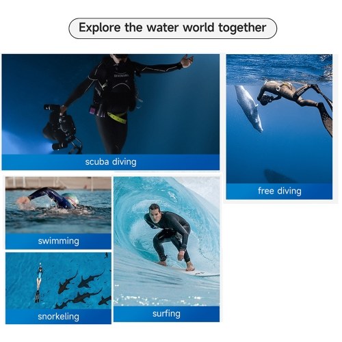 Diving Suit Full Body Wetsuits for Men and Women Long Sleeve Thickened Warmth for Scuba Diving Surfing Freediving and Winter Swimming Enthusiasts 3MM Wetsuit 