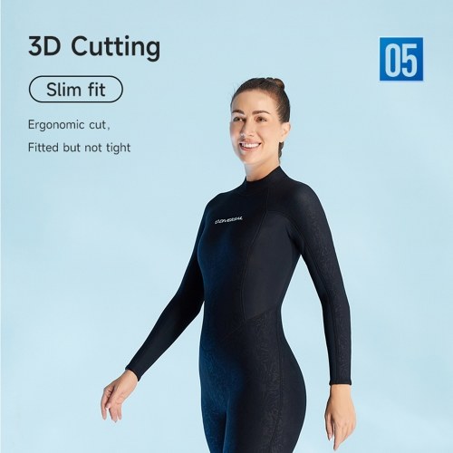 Diving Suit Full Body Wetsuits for Men and Women Long Sleeve Thickened Warmth for Scuba Diving Surfing Freediving and Winter Swimming Enthusiasts 3MM Wetsuit 