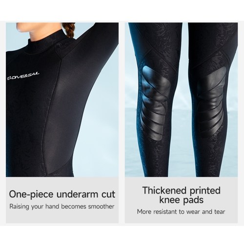 Diving Suit Full Body Wetsuits for Men and Women Long Sleeve Thickened Warmth for Scuba Diving Surfing Freediving and Winter Swimming Enthusiasts 3MM Wetsuit 