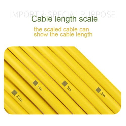 9 Inch True Color LCD Display 12 LED 20m/30m/50m Periscope Inspection Camera Pipeline Endoscope for Cave Exploration, Water-supply Pipe, Air-Conditioner Pipe, Cable Pipe, Pipeline Vacuum System, Buildings, Sunken Pipe 