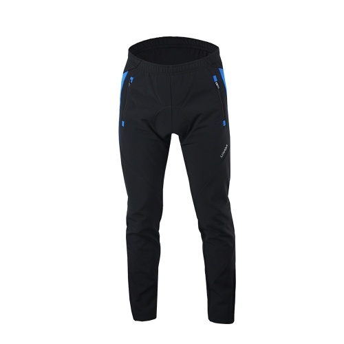 Lixada Men's Outdoor Cycling Pants Winter Thermal Breathable Comfortable Trousers with Padded Cushion Riding Sportswear