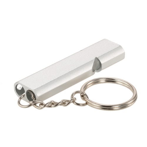 2PCS High Frequency Emergency Double Tube Whistle