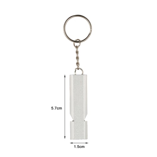 

2PCS High Frequency Emergency Double Tube Whistle
