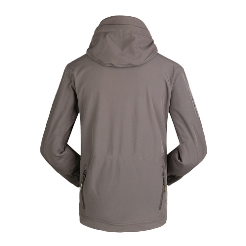 

Men's Windproof Fleece Jacket Winter Warm Coat Outdoor Sport Hooded Ski Jacket Coat