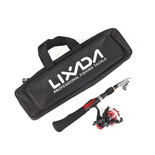 

Lixada Fishing Rod Reel Combos Portable Fishing Tackle Set Fishing Reel Fishing Rod Pole Fishing Bag Organizer Combo Package Fishing Kit