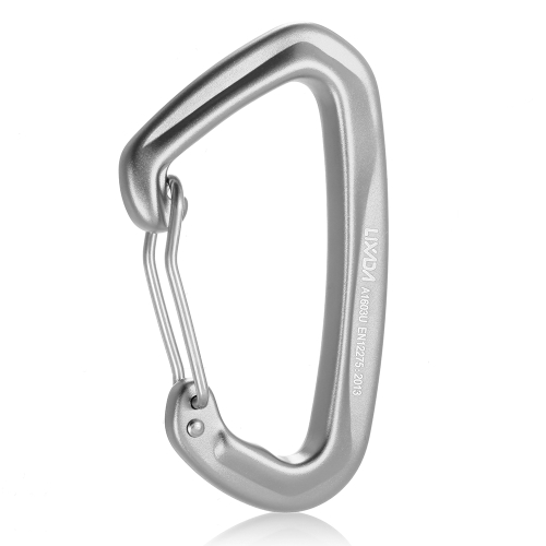 

Lixada 28KN Wiregate Легкий гамак Snag Free Carabiner Steel Весенний зажим D-образный карабин Quick Clip Equipment
