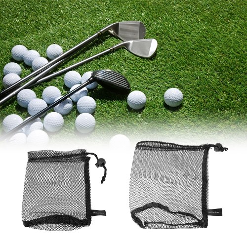 

Golf Nylon Drawstring Mesh Net Bag Pouch for Golf Balls Table Tennis Balls Carrying Holder Storage Bag for 15 Balls / 25 Balls