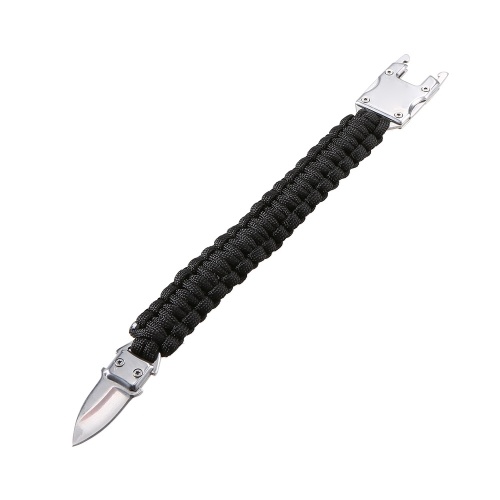 

Наружный браслет выживания браслета Paracord Hiking Traveling Exploration Camping Survival Gear Kit Чрезвычайная парашютная веревка с резаком