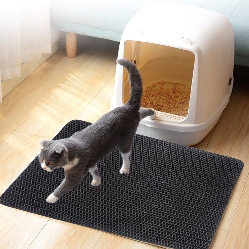 

EVA Black Double Layer Cat Litter Mat Водонепроницаемый нижний слой
