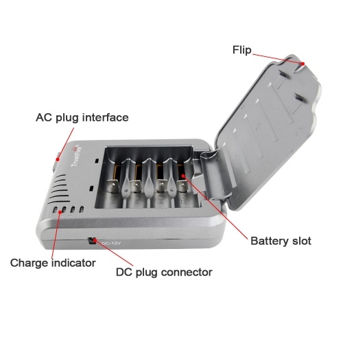 

TrustFire Multi-functional Charger 4 Slot Rechargeable Battery Charger