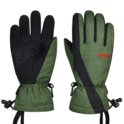 

Winter Ski Snow Gloves Women Men Water Resistant Touchscreen Warm Gloves for Snowboarding Skiing Riding Cycling Hiking