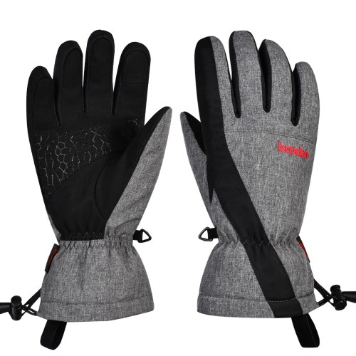 

Winter Ski Snow Gloves Women Men Water Resistant Touchscreen Warm Gloves for Snowboarding Skiing Riding Cycling Hiking