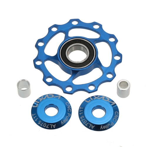 

​Lixada 1pc 11T/13T Rear Derailleur Guide CNC Aluminum Alloy Pulley Jockey Wheel Disc Sealed Bearings Pulley Replacement