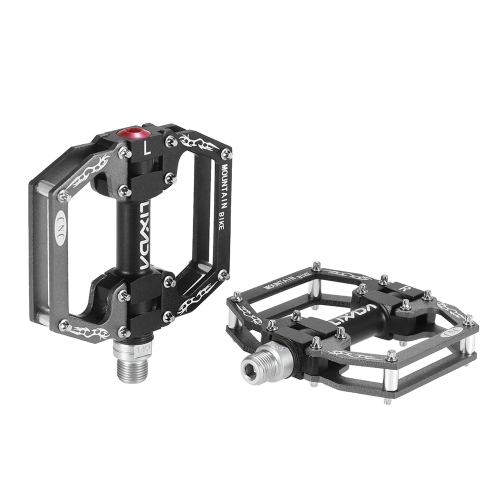 

Lixada Bike Bicycle Pedals MTB Mountain Road Bike Pedals Platform CNC Aluminum Alloy Cycling Hollow Pedals