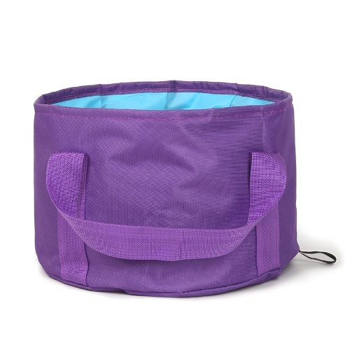 

16L Collapsible Camping Bucket Portable Travel Folding Water Container Wash Basin