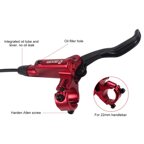 

ZOOM HB-875 MTB Hydraulic Disc Brake Front Rear Calipers Set 22MM Mountain Bike Cycling Left Right Brake Lever Kit