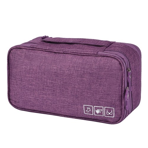 

Bra Underwear Storage Bag 3 Layers Travel Organizer Cosmetics Storage Bag