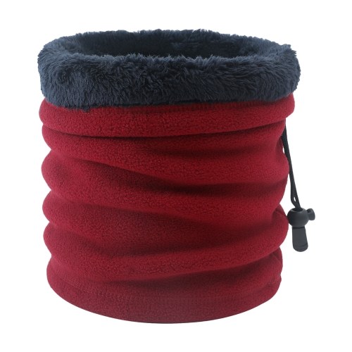 

Fleece Neck Warmer Winter Gaiter Scarf Plush Cap for Cycling Skiing Camping Hiking