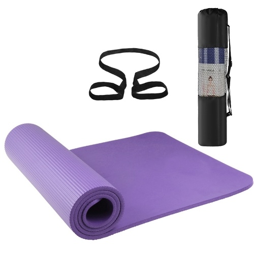 Tapis de Yoga antidérapant 72x24IN écologique Fitness Pilates tapis de gymnastique sac de rangement cadeau et écharpe de transport