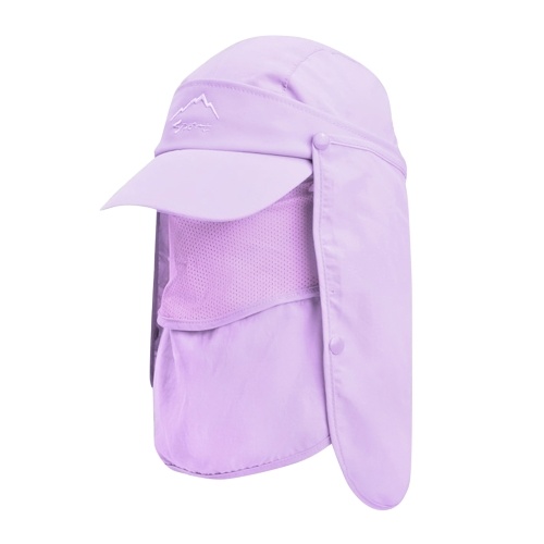 

Unisex Multifunctional Sun Visor Hat 360° Sunscreen Removable Face Cover Neck Flap Breathable Water-repellent Sun Cap for Fishing Climbing