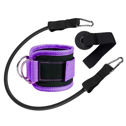 

Ankle Strap Resistance Band Door Anchor Set for Yoga Pilates Workout Fitness