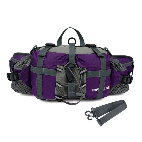 

Outdoor Sports Waist Bag with Shoulder Strap Waterproof Hiking Cycling Climbing Shoulder Bag Bicycle Pack Workout Waist Pack Exercise Waist Bag