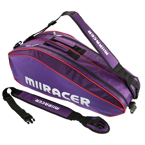 6 Sacola de raquete Sacola de raquete de tênis de Badminton Mochila Racket Storage Bag Holder