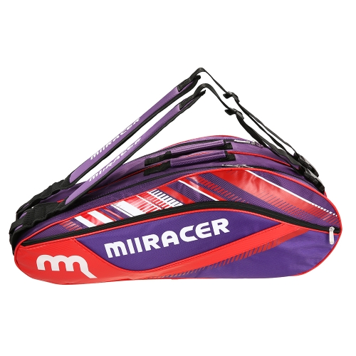 

6 Racquet Bag Badminton Tennis Racket Bag Backpack Racket Storage Bag Holder