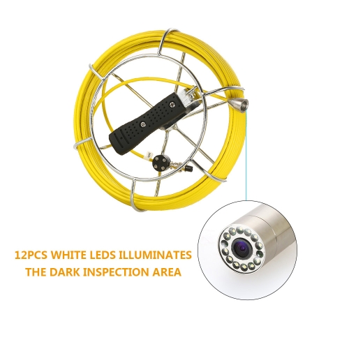 WP90A-20 30M Drain Pipe Sewer Inspection Camera