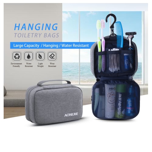 

AONIJIE Hanging Travel Toiletry Bag Wash Storage Pouch Cosmetic Organizer Handbag