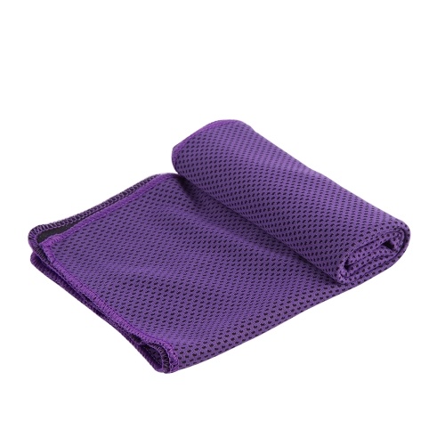 Portable Reusable Heat Relief Instant Cooling Cold Chill Sports Cozy Towel for Running Biking Jogging Gym Gift Royal Blue