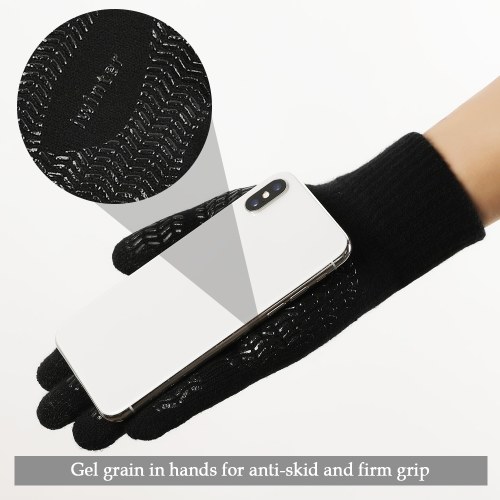 

Knitted Sensitive Touchscreen Gloves
