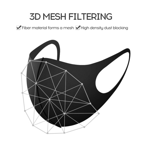 

Dust-proof and Anti-fog Washable Reusable Face Mouth Odor-free Riding Mouth Mask 1PC