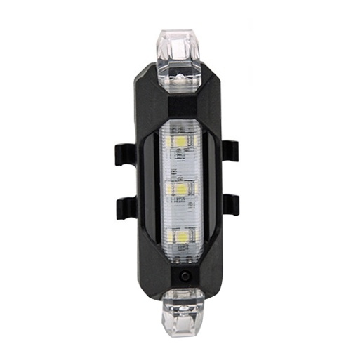 

USB Rechargeable Rear Bicycle Light LED Bike Tail Lamp 4 Lighting Modes Built-in 160mAh Capacity Rechargeable Battery Cycling Light