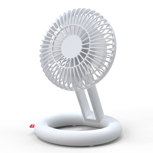 Folding Desk Fan USB Rechargeable Mini Fan 3 Speeds Camping Fan Hand Fan Noiseless Electric Personal Cooling Fan For Home Office