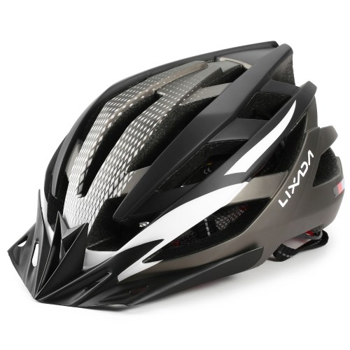 

Lixada Breathable Cycling Helmet with Sun Visor Back Safe Reflector Women Men Lightweight Safety Helmet Bike Helmet for Mountain Bicycle Road Bike