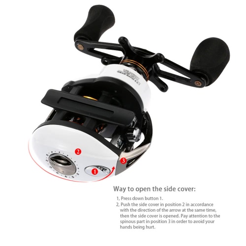 

Lixada 10+1 BB Ball Bearings Right Handed Bait Casting Reel