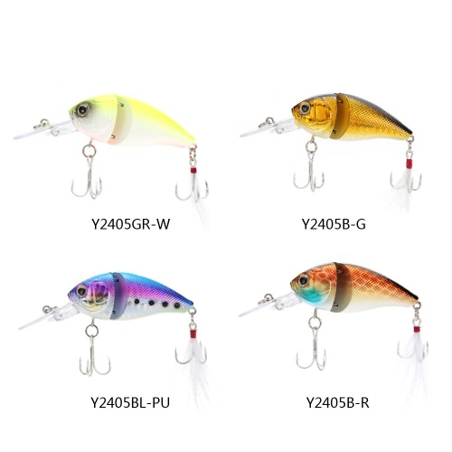 

8.5cm 15g 2-Jointed Fishing Hard Lure Chubby Fatty Crank Bait Tackle